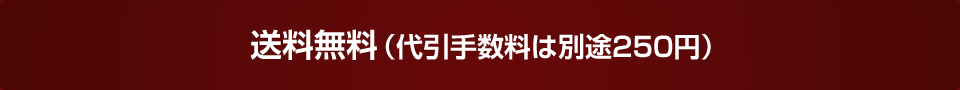 送料無料（代引手数料は別途250円）